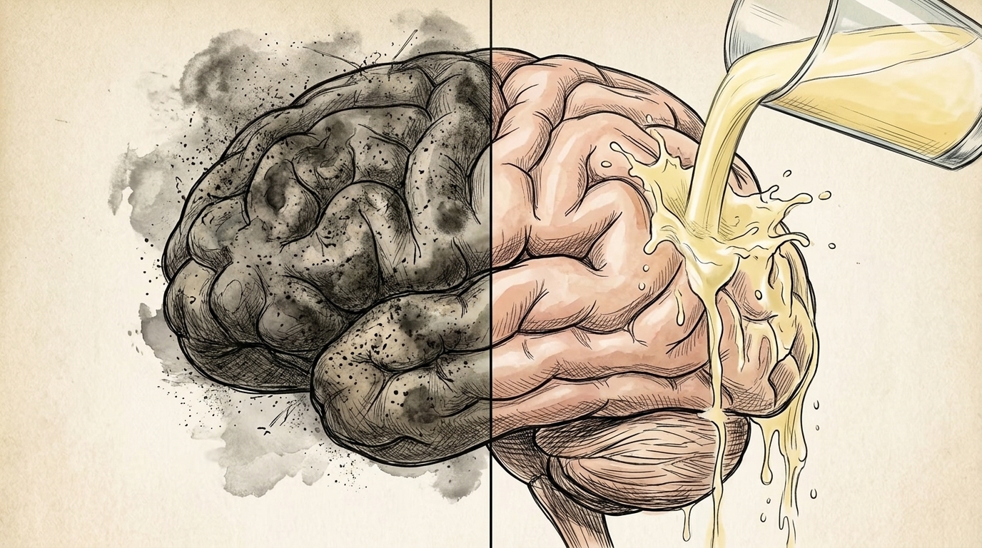 Doctor explaining brain health